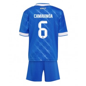 Real Madrid Eduardo Camavinga #6 Tredjetrøje Børn 2025-26 Kortærmet (+ Korte bukser)